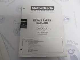 Gb491574841 Motorguide 1997-1999 Outboard Trolling Motor Repair Parts Catalog