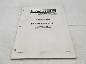 Ob4127 1986 1985 1984 Force Outboards Service Manual 9.9 15 Hp Outboard Motors