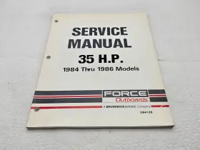 Ob4128 1986 1985 1984 Force Outboards Service Repair Manual 35 Hp