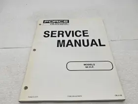 Ob4129 Force Outboards Service Shop Repair Manual 50 Hp Published 1996