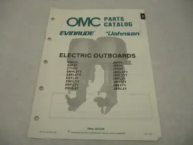 0432204 Omc Nos 432204 Evinrude Johnson 1988 Electric Outboard Models Parts Catalog