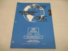 Omc 0439324 439324 Evinrude Johnson 250 Hp Outboard Parts Catalog 1998 250csec 250txec
