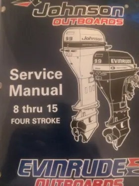 5071218 Omc 0507121 1996 Evinrude Johnson 8 - 15 Hp Four Stroke Outboard Service Manual