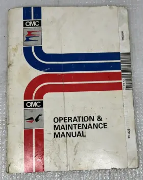 20-30e Omc 212153 Evinrude Johnson Outboard Operation And Maintenance Manual Remote Elec 1992