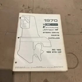 Omc 384406 1970 Stringer 90-210 Hp Stern Drive Parts Catalog Final Edition