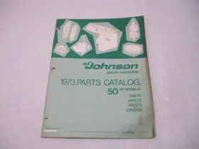 Omc 386136 1973 Johnson Sea-horse 50 Hp Outboard Parts Catalog 50r73 50rl73