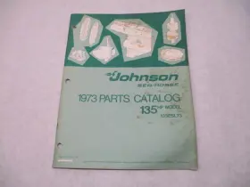 Omc 386140 1973 Johnson Sea-horse 135 Hp Outboard Parts Catalog 135esl73