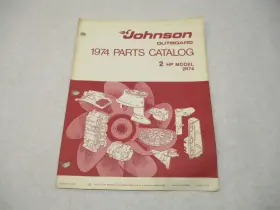 Omc 386549 1974 Johnson 2 Hp Outboard Parts Catalog 2r74 Final Edition