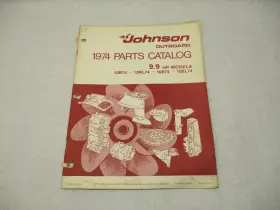 Omc 386552 1974 Johnson 9.9 Hp Outboard Parts Catalog 10r74 10rl74 10e74 Final