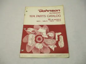 Omc 386553 1974 Johnson 15 Hp Outboard Parts Catalog 15r74 15rl74 15e74 Final