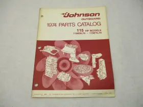 Omc 386560 1974 Johnson 115 Hp Outboard Parts Catalog 115esl74 115etl74 Final