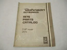 Omc 387011 1975 Johnson 2hp Outboard Parts Catalog 2r75 Final Edition