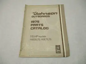Omc 387021 1975 Johnson 115 Hp Outboard Parts Catalog 115esl75 115etl75 Final