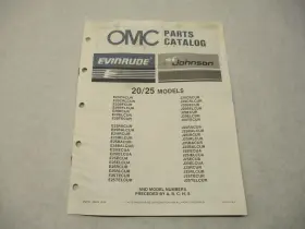 Omc 398620 3 398620 Evinrude Johnson 1987 Outboard 20-25 Hp Parts Catalog