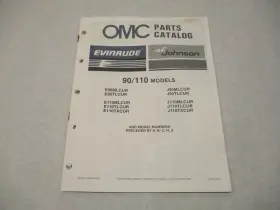 Omc 398629 3 398629 Evinrude Johnson 1987 Outboard 90/110 Hp Model Parts Catalog
