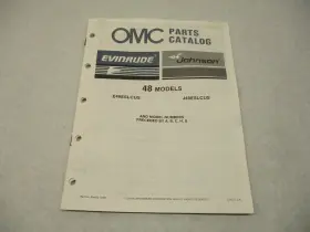 Omc 398852 3 398852 Evinrude Johnson 1987 Outboard 48 Hp Model Parts Catalog