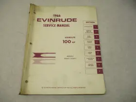 Omc 4286 1966 Evinrude Outboard Service Repair Manual 100 Hp Starflite 100683