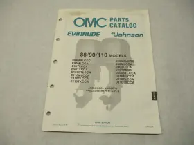 Omc 432233 3 432233 Evinrude Johnson 1988 Outboard 88 90 110 Hp Model Parts Catalog