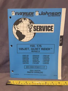 Omc 436458 Evinrude Johnson 1994 Outboard 150-175 Hp 105jet Parts Catalog