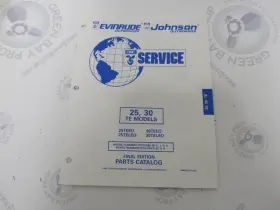 Omc 437474 Evinrude Johnson 25-30 Te Outboard Parts Catalog 1995