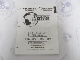 Omc 438151 Evinrude Johnson 20-35 Rope Outboard Parts Catalog 1996