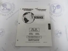 Omc 438154 Evinrude Johnson 25-30 Te Outboard Parts Catalog 1996