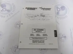 Omc 438155 Evinrude Johnson 25 Comm Outboard Parts Catalog 1996