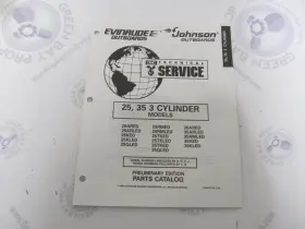 Omc 438157 Evinrude Johnson 25/35 Hp 3-cyl Outboard Parts Catalog 1996