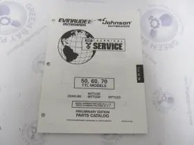 Omc 438165 Evinrude Johnson 50-70 Hp Ttl Outboard Parts Catalog 1996