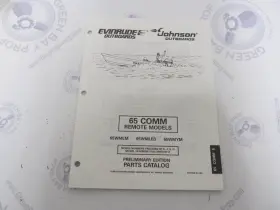 Omc 438167 Evinrude Johnson 65 Comm Remote Outboard Parts Catalog 1996