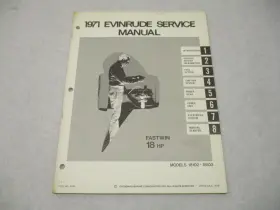 Omc 4748 4 4748 1971 Evinrude Outboard Service Repair Manual 18 Hp Fastwin 18102 18103