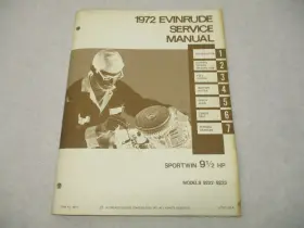 Omc 4814 4 4814 1972 Evinrude Outboard Service Repair Manual 9.5 Hp Sportwin 9222 9223