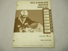 Omc 4815 4 4815 1972 Evinrude Outboard Service Repair Manual 18 Hp Fastwin 18202 18203