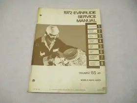 Omc 4819 4 4819 1972 Evinrude Outboard Service Repair Manual 65 Hp Triumph 65272 65273