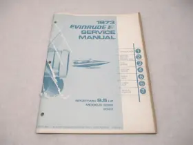 Omc 4904 4 4904 1973 Evinrude Outboard Service Repair Manual 9.5 Hp Sportwin 9322 9323