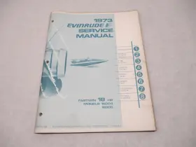 Omc 4905 4 4905 1973 Evinrude Outboard Service Repair Manual 18 Hp Fastwin