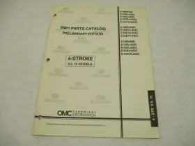 Omc 5001628 Evinrude 9.9 15 Hp 4-stroke Outboard Prelim Parts Catalog 2001
