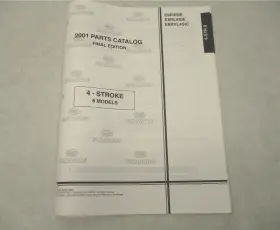 Omc 5001664 2 5001664 Brp Evinrude Outboard Parts Catalog 8 Hp 4-stroke 2001 Final Ed