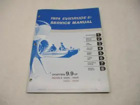 Omc 5014 3 5014 1974 Evinrude Outboard Service Manual 9.9 Hp Sportwin 10424 10425 10454 104