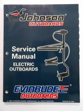 507119 Omc Johnson Evinrude Electric Outboards Service Repair Manual Ed 1996