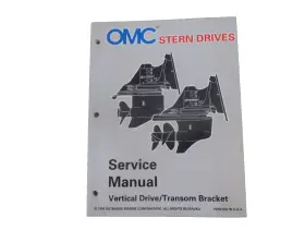 507281 Omc 1997 Stern Drives-vertical Drive/transom Bracket Inch Lk Series Service Manual