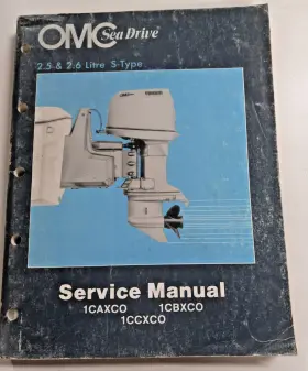507513 Omc 1985 Sea Drive Outboard Motor 2.5l 2.6l Service Repair Shop Workshop Manual