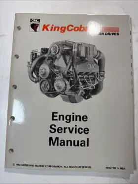 Omc 508291 1993 King Cobra Stern Drive Inch Jv Engine Service Repair Manual