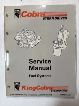508293 Omc Service Manual Fuel System Cobra Stern Drives