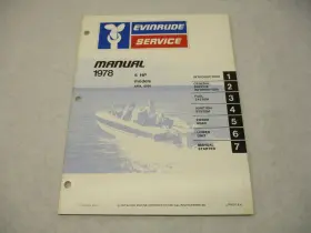 Omc 5393 3 5393 1978 Evinrude Outboard Service Repair Manual 6 Hp 6804 6805