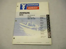 Omc 5398 3 5398 1978 Evinrude Outboard Service Repair Manual 85 115 140 Hp Models