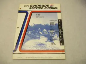 Omc 5428 4 5428 Evinrude Outboard Service Repair Manual 55 Hp 1979 55974 55975