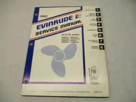 Omc 5492 2 5492 1980 Evinrude Outboard Service Repair Manual 25 And 35 Hp E25rcs E35rlcs