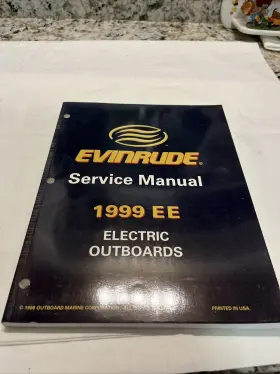 787021 Omc Evinrude Service Repair Manual 1999 Ee Electric Trolling Outboard
