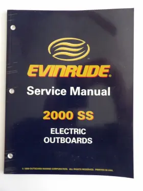 787059 Omc Evinrude Outboard Service Repair Manual 2000 Ss Electric Trollers